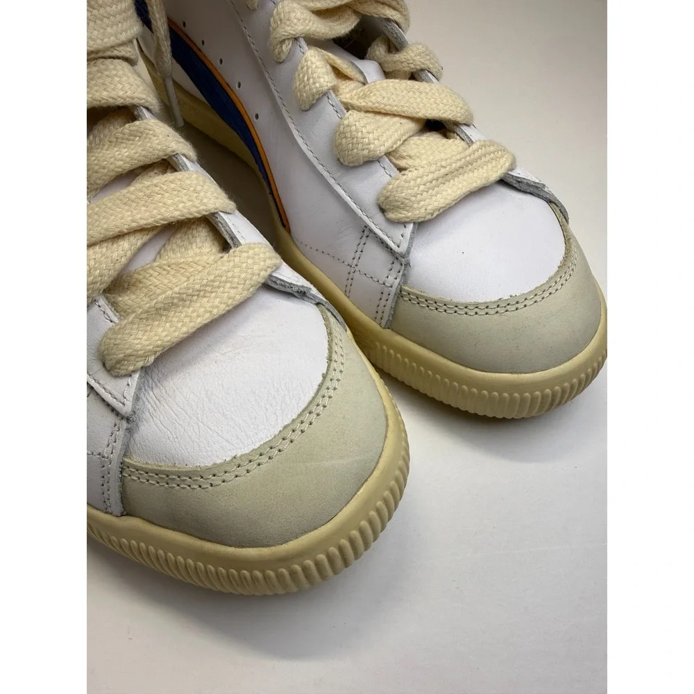 Puma Clyde Mid BBall 391335-01 Men's Sneakers 10 White New‎ York Worldwide Shoes